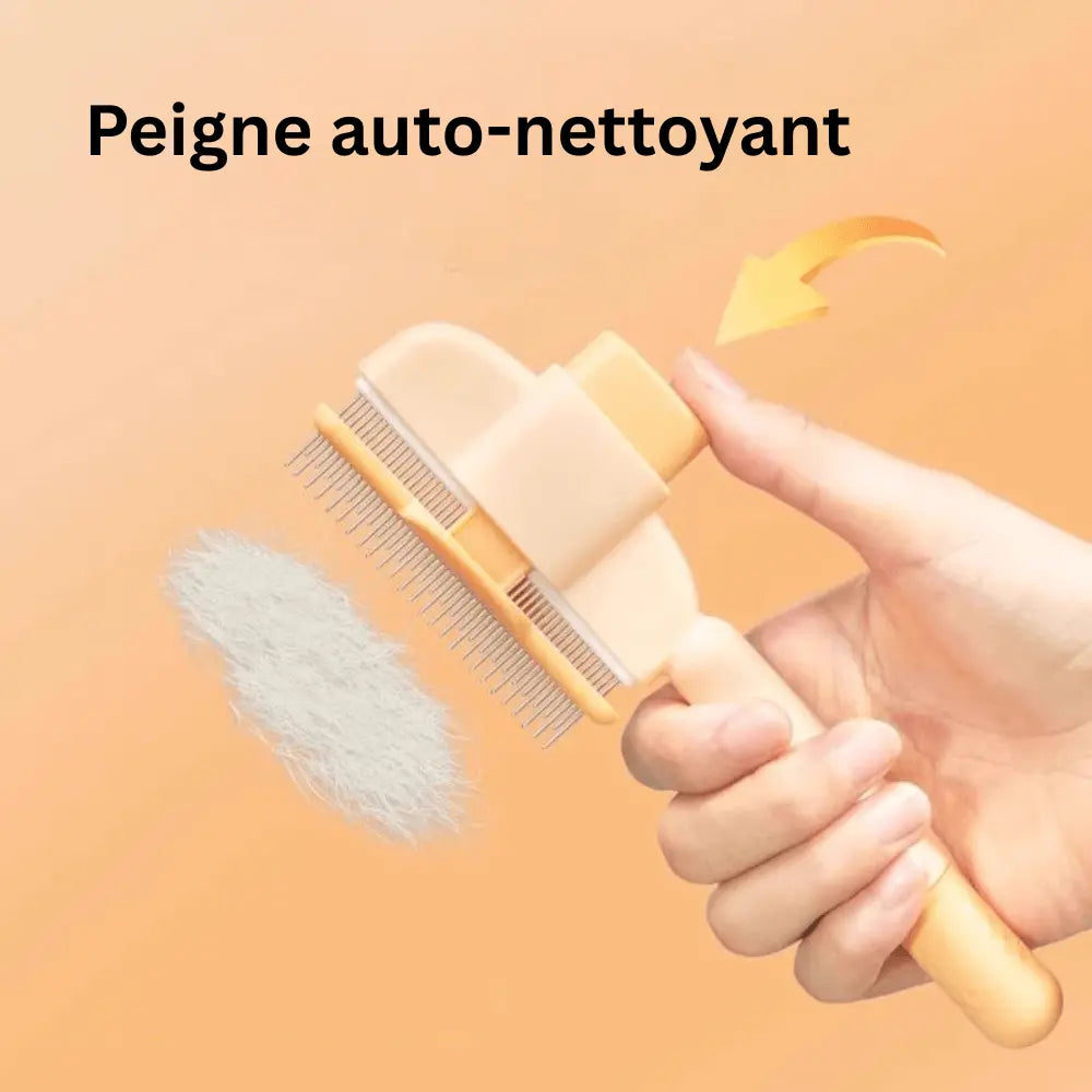 Brosse anti-poils pour animaux