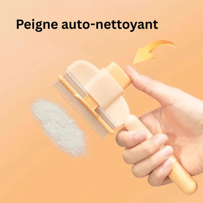 Brosse anti-poils pour animaux